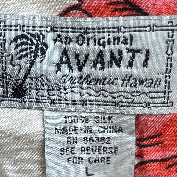 Avanti Hawaiian Shirt-Men’s L - Picture 5 of 11
